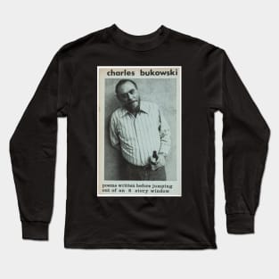 Bukowski  Book Portrait Original Long Sleeve T-Shirt